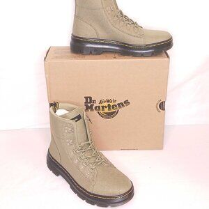 Dr Martens Combs W Muted Olive New with Box